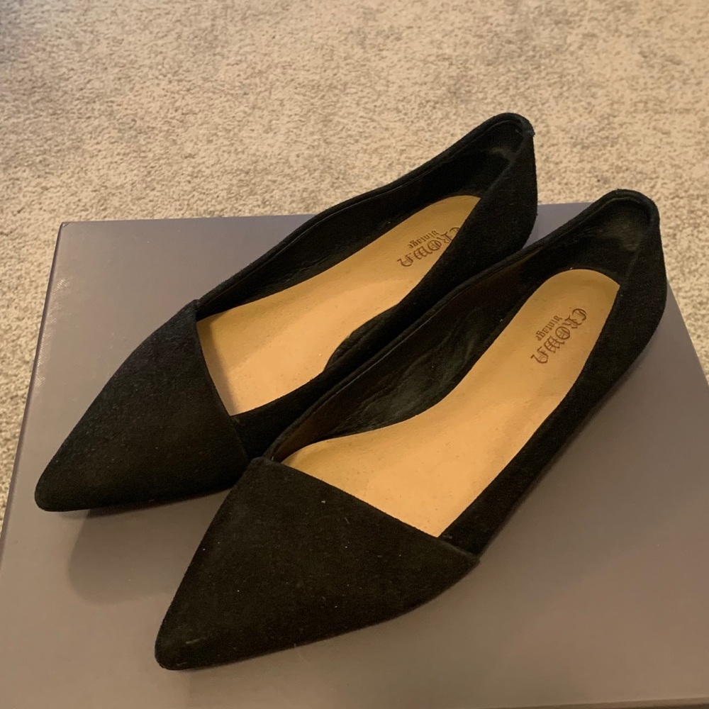 Black 6 1/2 flats